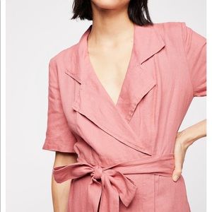 Free People Klara Wrap Midi Dress